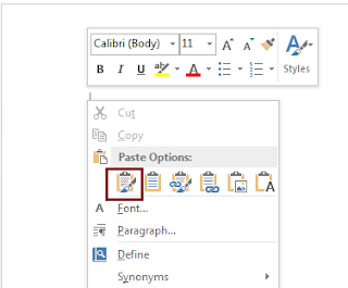Menampilkan Tabel Excel ke Word Dengan Formatnya